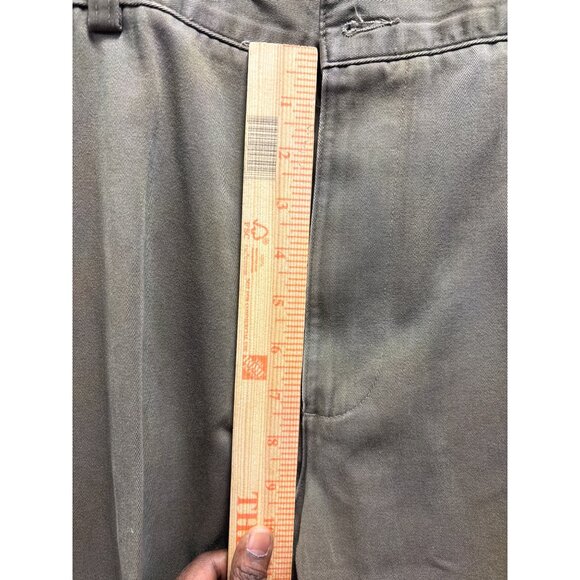Dockers Khaki Mens Khaki Chino Pants Straight-Leg Flat Front Cotton SZ38X31 - Picture 3 of 14